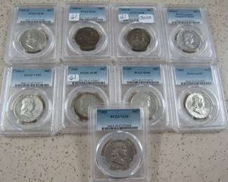 PCGS Graded Franklin Half Dollars
