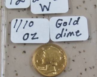 2016-W Gold Dime
