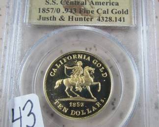 PCGS $10.00 California Gold Coin