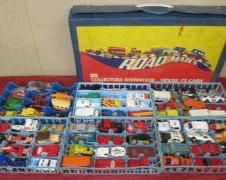 Large Car Case w/Lots of Toy Cars