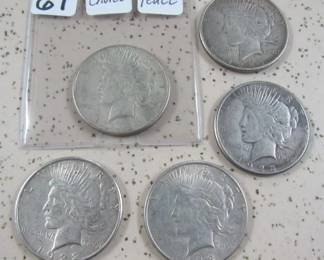 Peace Silver Dollars