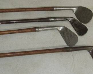 Wood Handle Golf Clubs