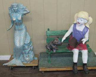 Cast Aluminum Yard Art