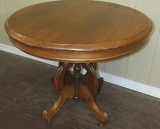 Victorian Walnut Parlor Table