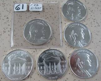Trump 1 oz Silver Rounds