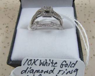 10K Diamond Ring w/Band