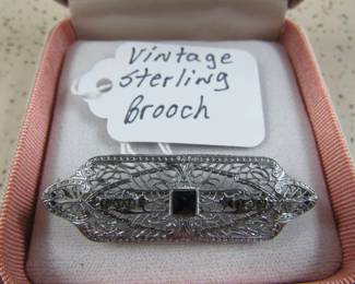 Vintage Sterling Brooch