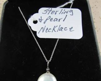 Sterling & Pearl Necklace