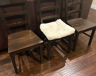 Four chairs.   15 each