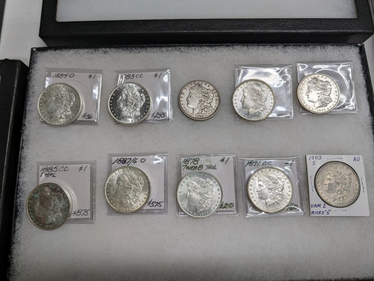Silver US Coins, Guns, Police Patches, Dept... starts on 2/1/2024