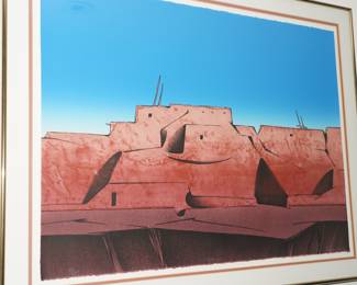 "Talkie" #93/200 Lithograph Signed Dan Namingha