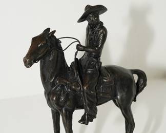 "Old Cowboy" Bronze by Henry Bonnard Co