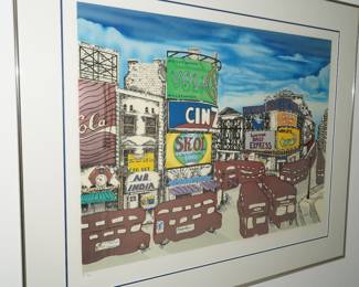 "London City Scene w/ Buses A/P #20/50 - Linnea Pergola