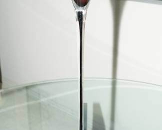 Tall Art Glass Candlestick