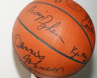 1996 Phoenix Suns Team Signed Basketball