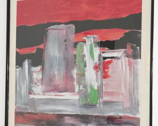 Abstract Lithograph #6/200 by George Alpert 