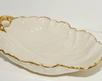 Scalloped Edge Lenox Leaf Bowl