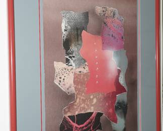 "Glomblyuk #16" Monotype with Lithograph - Lazlo Dus