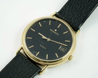 Movado Gold Tone Watch 