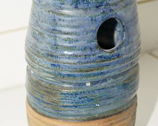 Blue/Brown Stoneware Vase - Jeff Borden