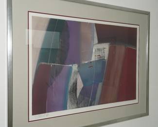 Abstract Original On Paper 1/1 - Signed Linda Kall