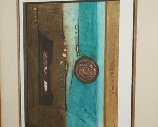 "Transitions" Mixed Media Lithograph 323/100 - G.B. Thompson 