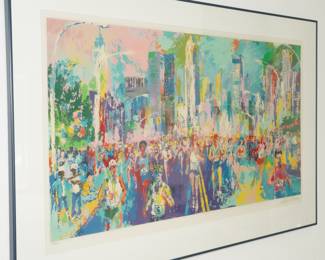 "NY Marathon" Limited Edition Lithograph #29/300 Signed LeRoy Neiman