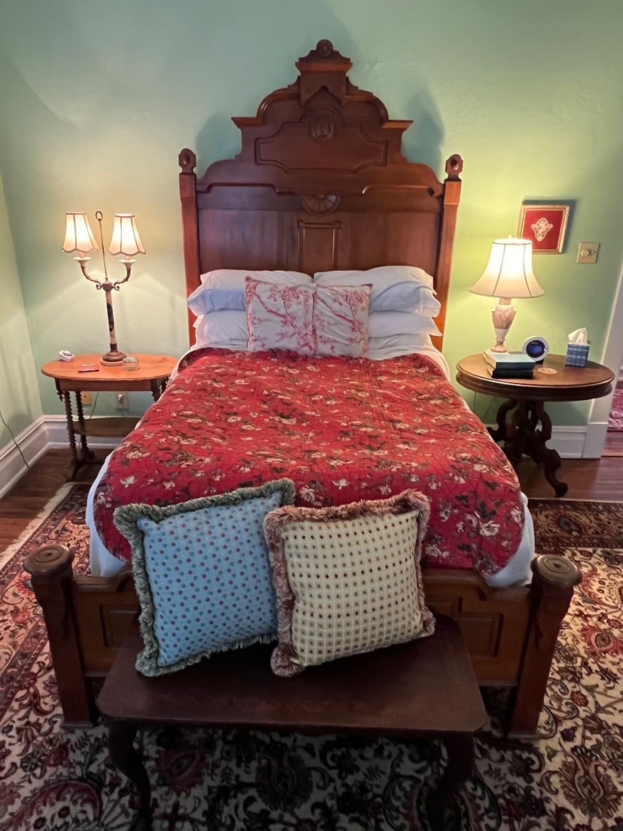 Antique Walnut Bed
