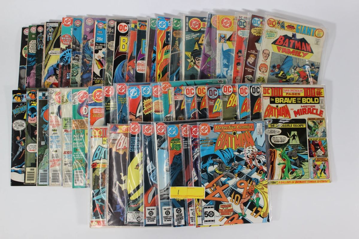 1. Box of DC Batman Comics