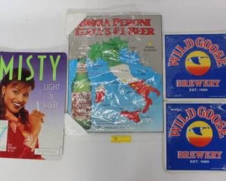 75. 4PC Advertising Signs