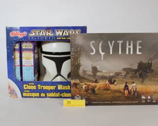 35. Kellogs Star Wars Episode II Set & Scythe Game