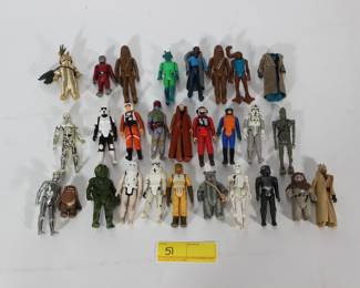 51. Vintage Kenner Star Wars Figures