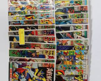 4. Box of Marvel Avengers Comics
