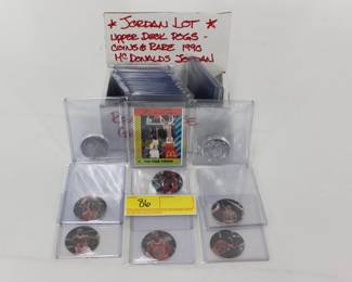 86. Collection of Michael Jordon Pogs & Other