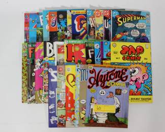 60. Box of DC & Assorted Adult Comics