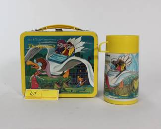 67. Vintage Walt Disney The Rescuers Lunch Box