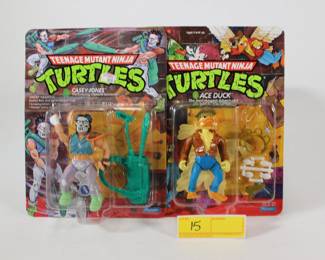 15. 2PC TMNT Casey Jones & Ace Duck Figures