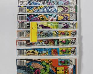 6. Box Marvel Machine Man & Hulk Comics