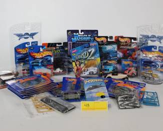 48. Box of Hot Wheels Matchbox & Miniature Plane Model
