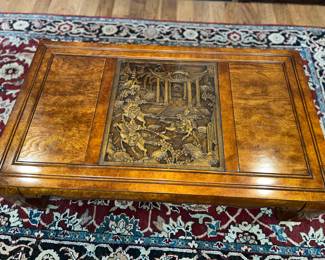 Item:  72 - Price:  $550.00  Chinese Hand-Carved Sofa Table Piece  