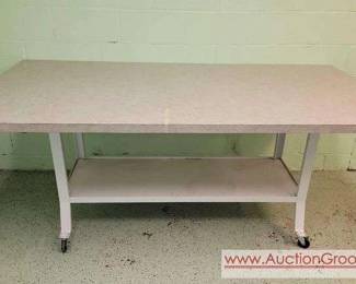 4 Rolling Work Table there are 3 in auction