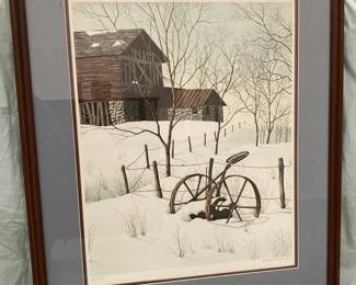 Helen Rundell Signed Lithograph