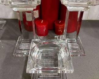  Ready Waterford Candle Holders