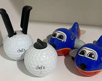 Fun salt and pepper shakers