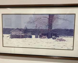 Bob Timberlake Print Titled Woodlot