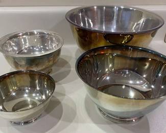 Gorham, Oneida, Paul Revere Silverplate Bowls-2