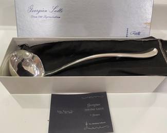Gerity Georgian Silver Plate Ladle