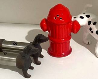 Dog Theme salt and pepper shakers