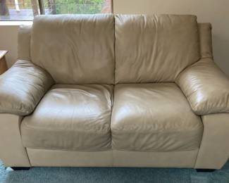 Leather Loveseat