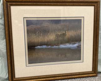 John Banovich Winter Whitetail Signed  Numbered Print